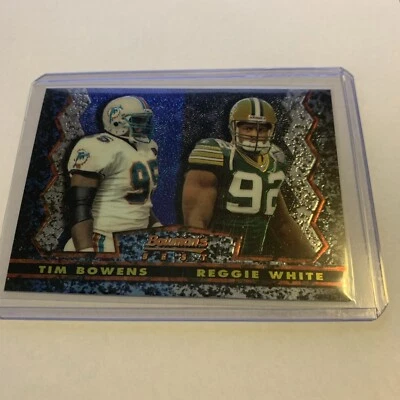 🏆 1994 Topps Stadium Club Bowman's Best TIM BOWENS REGGIE WHITE #21 - Image 1 of 2