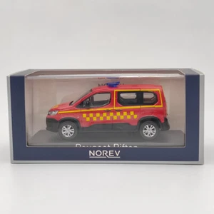 1/43 Norev Peugeot Rifter Secours MedicalDiecast Models Car Christmas Gift Red - Picture 1 of 7