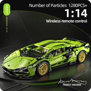 Technical Racing Sport Car Model Building Blocks City Mechanical Speed Vehicle - Picture 1 of 20