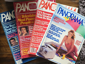 Panorama Television magazine 1980-81 4 issues Dallas Victoria Principal Video TV