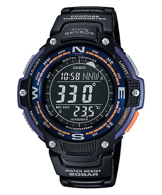 Casio SGW100-2B, Twin Sensor Watch, Compass, Thermometer, 200 Meter WR, 5 Alarms - Image 1 of 2