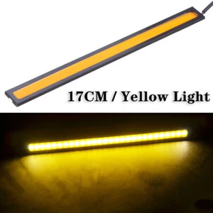 1X 12V Waterproof DRL LED Strip Light Bar Camping Caravan Boat Car COB Yellow . - Bild 1 von 6