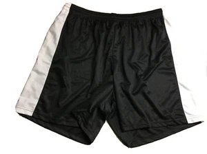 Men’s High Five 6 Inch Sport Shorts - Black / White - 2XL - Picture 1 of 3