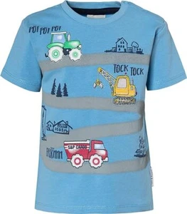 Salt Pepper 13212125 T-Shirt Shirt Baby Trecker Bagger blau - Bild 1 von 1