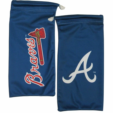 Atlanta Braves Microfiber Bag for Sunglasses Glasses MLB Licensed Baseball Cover