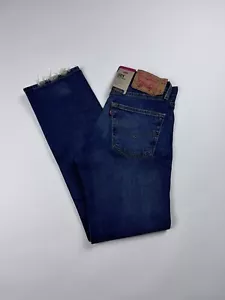 NEW Levi's Jeans 501 Stretch Original Fit Men’s Size 28x30 Distressed Blue NWT - Picture 1 of 7