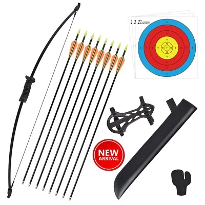 36.5'' Split Bow and Arrow Set for Children/Youth Archery Bow Shooting Practice - Image 1 of 4