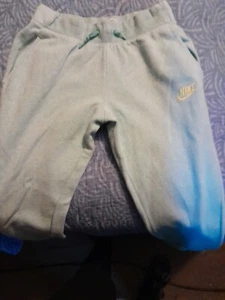 Girls Nike Standard Fit Size Large Light Aqua Sweat Pants - Picture 1 of 9