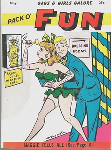 Magna Publications Pack O'Fun May 1952 Bill Wenzel Vintage Risque Cartoons - Picture 1 of 2