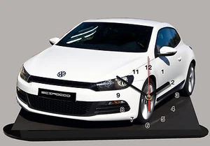 VEHICULE MINIATURE, VOLKSWAGEN-SCIROCCO-03 EN HORLOGE - Picture 1 of 1