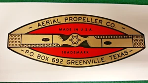 Aerial Aircraft Propeller Water Slide Decal Set 1930-40s - Picture 1 of 5