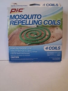 PIC Citronella Mosqu Repelling Coils 1 Packs 4 Coils - Picture 1 of 2