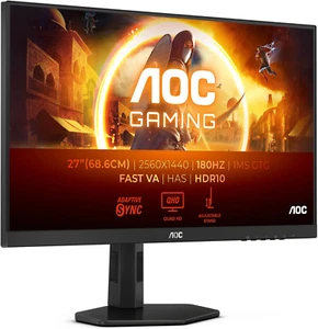 Gaming Q27G4XND Monitor QHD Da 27 Pollici, 180 Hz, 1 Ms GTG, Fast VA, Freesync P - Foto 1 di 12