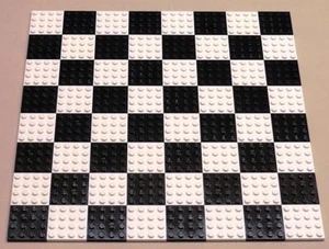 x64 NUEVAS Placas Lego 4x4 4 x 4 Placas Base Negras y Blancas HACE AJEDREZ Tablero de Juego - Imagen 1 de 1