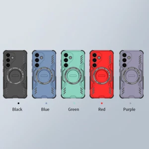 Odporne na zarysowania magnetyczne etui pancerne do Samsung Galaxy S25 Ultra S25 Plus S25 Edge - Zdjęcie 1 z 22