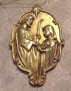 Nuevo Adorno Religioso Navidad Nuevo con Etiquetas San José Santísima Madre María Niño Jesús - Imagen 1 de 4