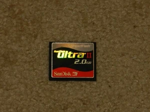 SanDisk Ultra II 2GB Compact Flash Memory Card - Tested & Working - Picture 1 of 1