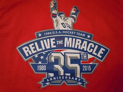 Camiseta USA HOCKEY MIRACLE ON ICE XL 1980 OLIMPIADAS Herb Brooks   Foto 1 de 4
