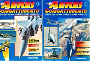 AEREI DA COMBATTIMENTO LOTTO 2 FASCICOLI N. 1-15 + GADGET - EDIZIONE DE AGOSTINI - Picture 1 of 2