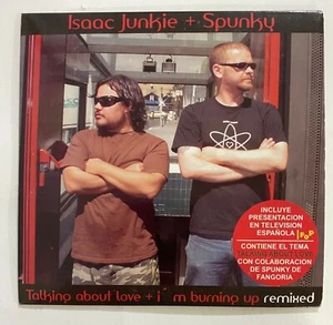 ISAAC JUNKIE FEAT SPUNKY -TALKING ABOUT / I´M BURNING- 2006 MEXICAN CD EP, PROMO - Picture 1 of 2