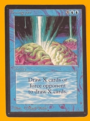 MTG BRAINGEYSER Beta (OldManMTG 012-195) - Image 1 of 4