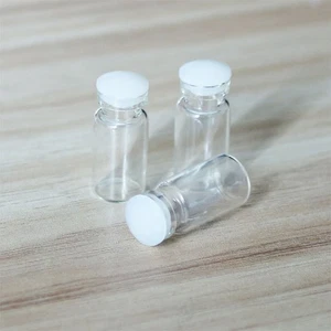 2ml Stopper Bottles Vial Message Jars Glass Containers Empty Crafts 10~200pcs - Picture 1 of 6