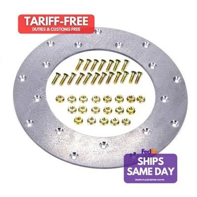 Fidanza 229501, una placa de inserción de volante de acero natural piezas de carreras de rendimiento Foto 1 de 4