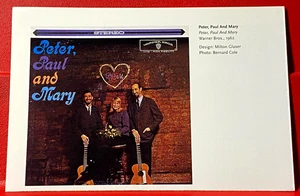 Peter Paul And Mary Self-Titled Album Cover Art PICTURE / PRINT 5.5"x 3.5" Mini - Bild 1 von 3