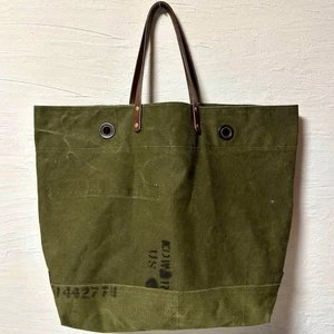50er Vintage Militär US Army Tote Schultertasche RRL 32 Gebraucht Top Zustand - Bild 1 von 10