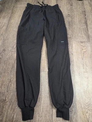 Pantalones de chándal Jockey negros lisos 2481 para mujer talla pequeña Foto 1 de 4