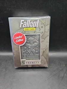 Fallout Perk Card Limited Edition - Strength - BRAND NEW STILL IN CELLOPHANE - Picture 1 of 3