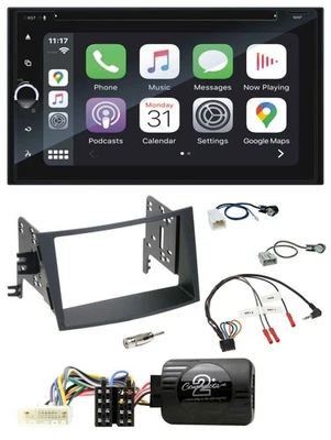 Blaupunkt 2DIN Bluetooth DAB USB DVD Lenkrad Autoradio für Subaru Legacy Outback - Bild 1 von 4