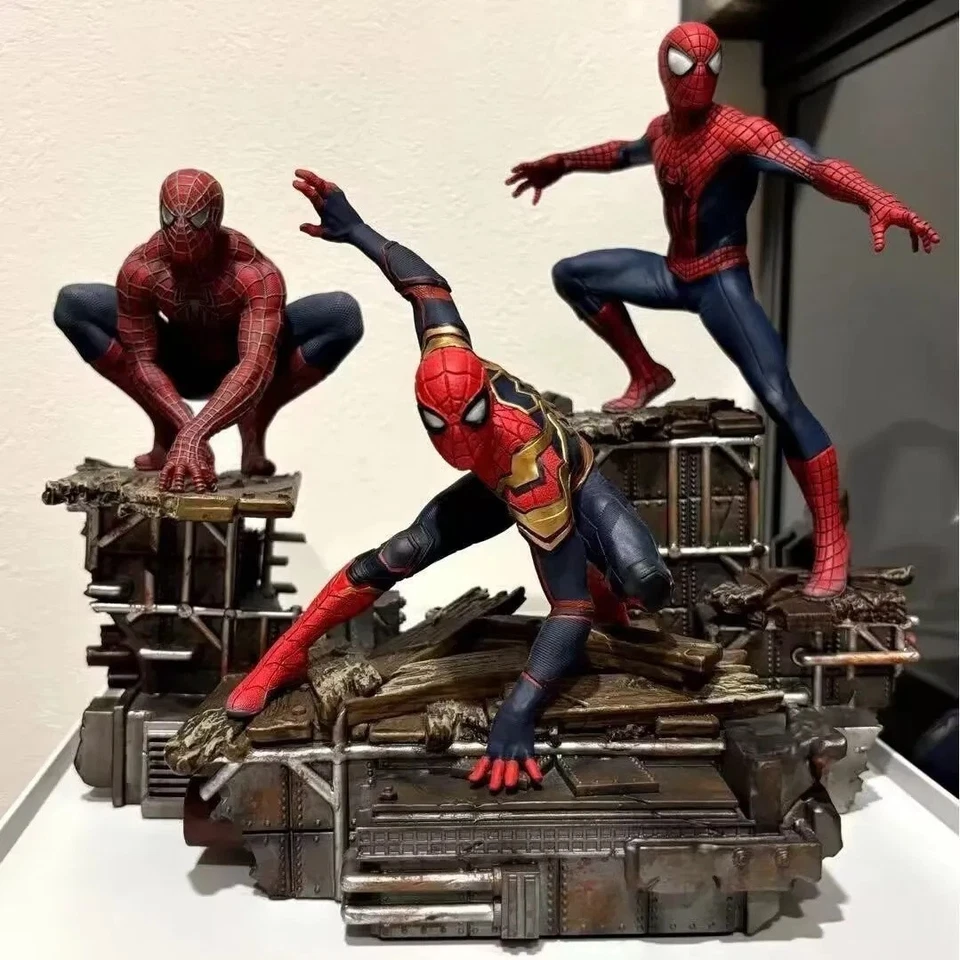 Spider-Man Statue Action Figure Toy Avengers Marvel Hero Model Collectable - Image 1 of 4