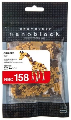 NOVO Kawada Nanoblock Blocos de Construção Microdimensionados Girafa 150 peças Nível 2 - Imagem 1 de 2