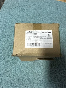 Appleton 1901 Neer One Hole EMT Conduit Strap Zinc Plated Steel 1/2" 100 Pack - Picture 1 of 6