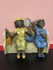 African American Church Pews Figurines Hallelujah - Picture 1 of 4