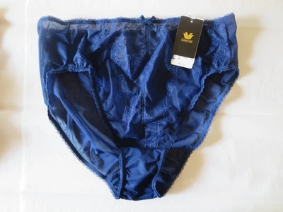 WACOAL RETRO CHIC BRIEF PANTY #841186, NAVY BLUE, 7-LARGE, NWT $32 - Image 1 of 4