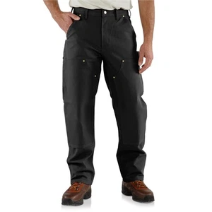 Carhartt Mens 50x30 Loose Fit Firm Duck Utility Double-Front Dungaree Work Pants - Picture 1 of 9