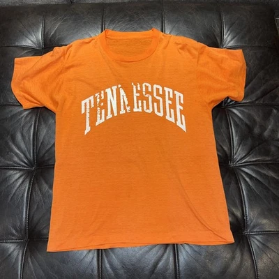 Camiseta De Colección Tennessee Volunteers Cosida Única Naranja M Envejecida Foto 1 de 4