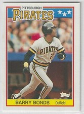 1988 Topps UK Minis #5 Barry Bonds Pittsburgh Pirates