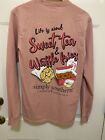 Simply Southern Sweet Tea And Waffle Fries Long Sleeve T Shirt Womens S