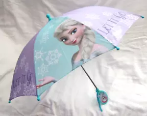 Kid's Unisex 27" Disney Frozen Princess Elsa Let's Go licensed Umbrella!New! - Picture 1 of 4
