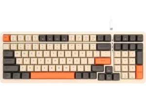 100 Keys Gaming Keyboard RGB Backlit Wired Mechanical Keyboard Blue Switch.. - Picture 1 of 8