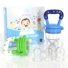 Baby Fruit Pacifier Feeder - 2 Pack Silicone Fruit Teethers for Babies | Baby Fo