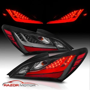For 2010-2016 Hyundai Genesis Coupe Black LED Taillights Pairs - Picture 1 of 9