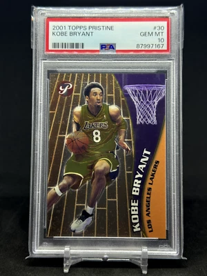 2001-02 Topps Kobe Bryant #30 Pristine PSA 10 Pop 60 - Image 1 of 2
