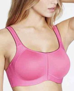 Sujetador deportivo Dominique Zoe Pro soporte máximo con aros 6100 36DD ROSA NUEVO CON ETIQUETAS - Imagen 1 de 2