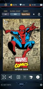 Topps Marvel Collect DIGITAL SUPER RARE CLASSIC COLOR DOCTOR SPIDERMAN - Picture 1 of 1