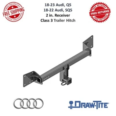 Enganche de remolque Draw-Tite 76183 clase III, 2" rec. Para Audi 18-23 Q5 y 18-22 SQ5 Foto 1 de 4