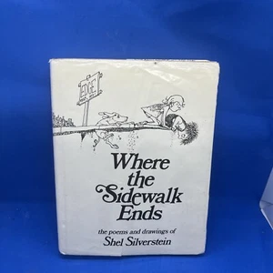 WO DER BÜRGERSTEIG ENDET Shel Silverstein Erstausgabe 1. Druck 1974 HCDJ - Bild 1 von 9